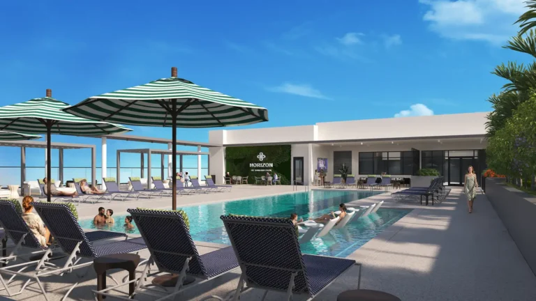 Horizon of Oakland Park community pool — Rendering