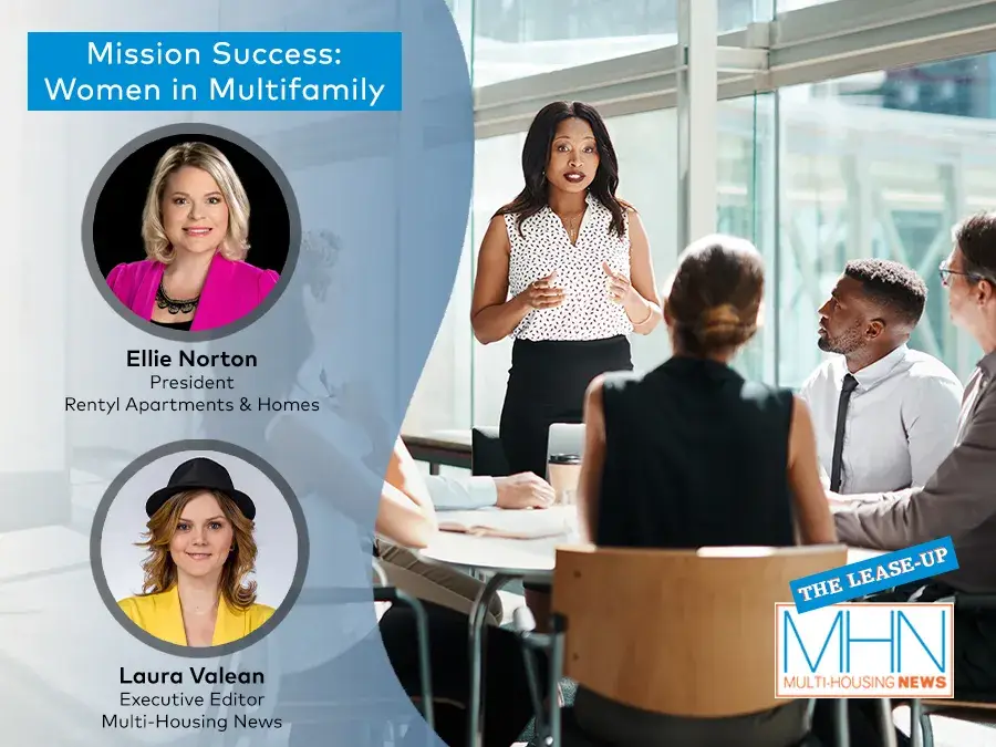Ellie Norton on the Mission Success: Women in Multifamily podcast episode: How Much Technology Do Residents Want?